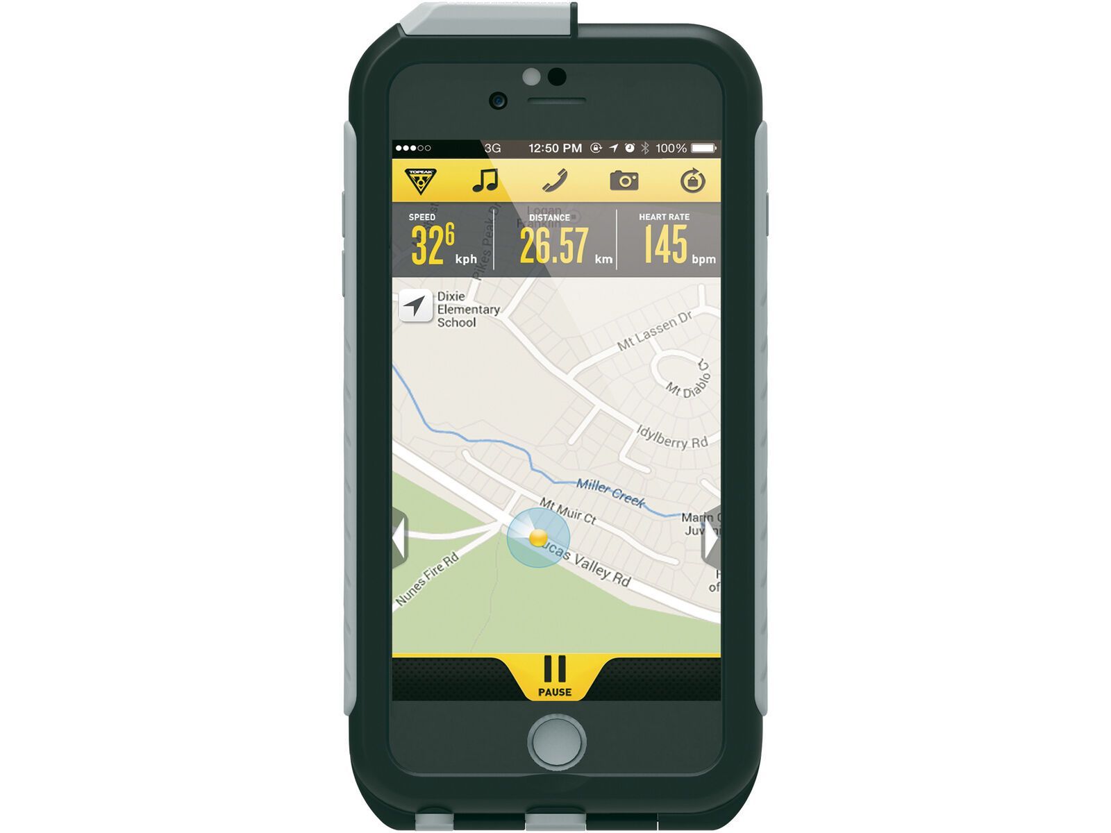 Topeak Weatherproof RideCase iPhone 6+/6s+ ohne Halter, black/gray | Bild 1