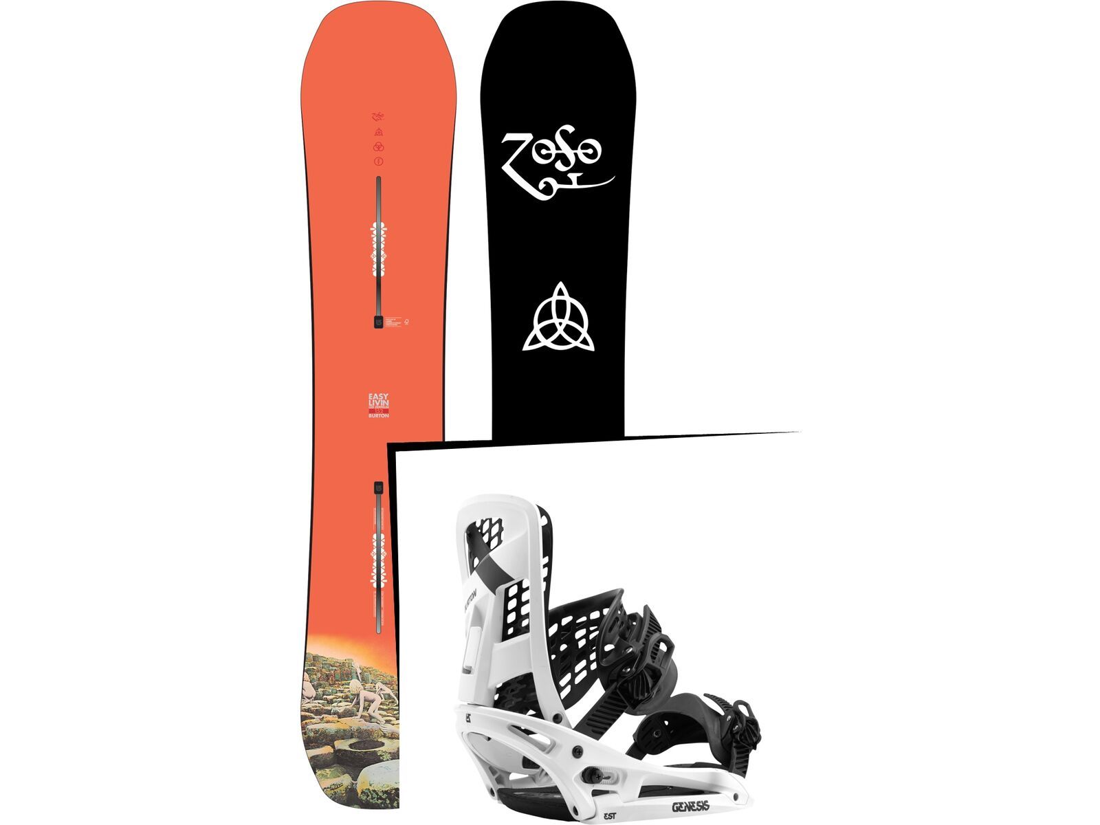 Set: Burton Easy Livin 2017 + Genesis EST (1712784S) | Bild 1
