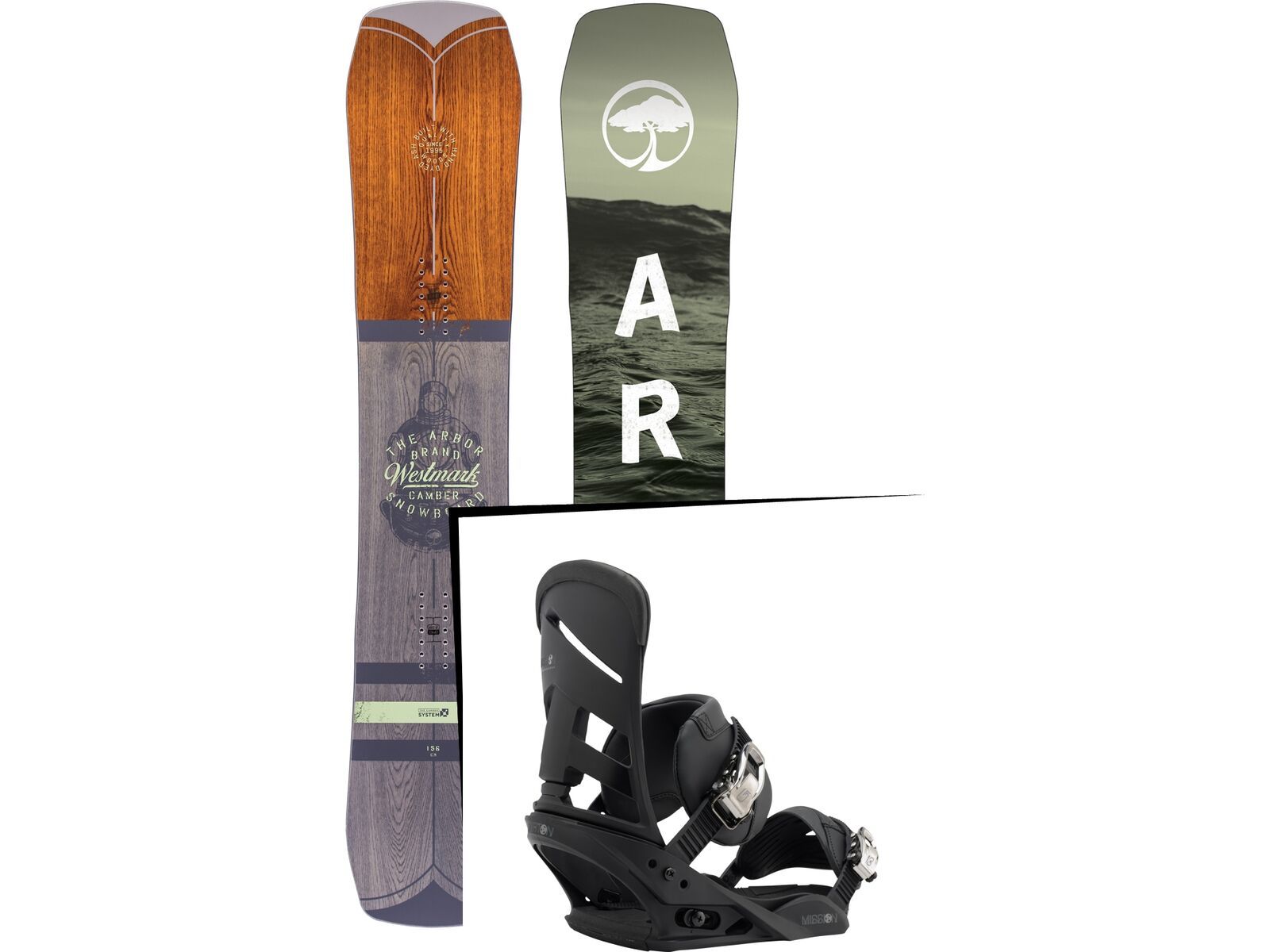 Set: Arbor Westmark Camber 2017 + Burton Mission (1712873S) | Bild 1