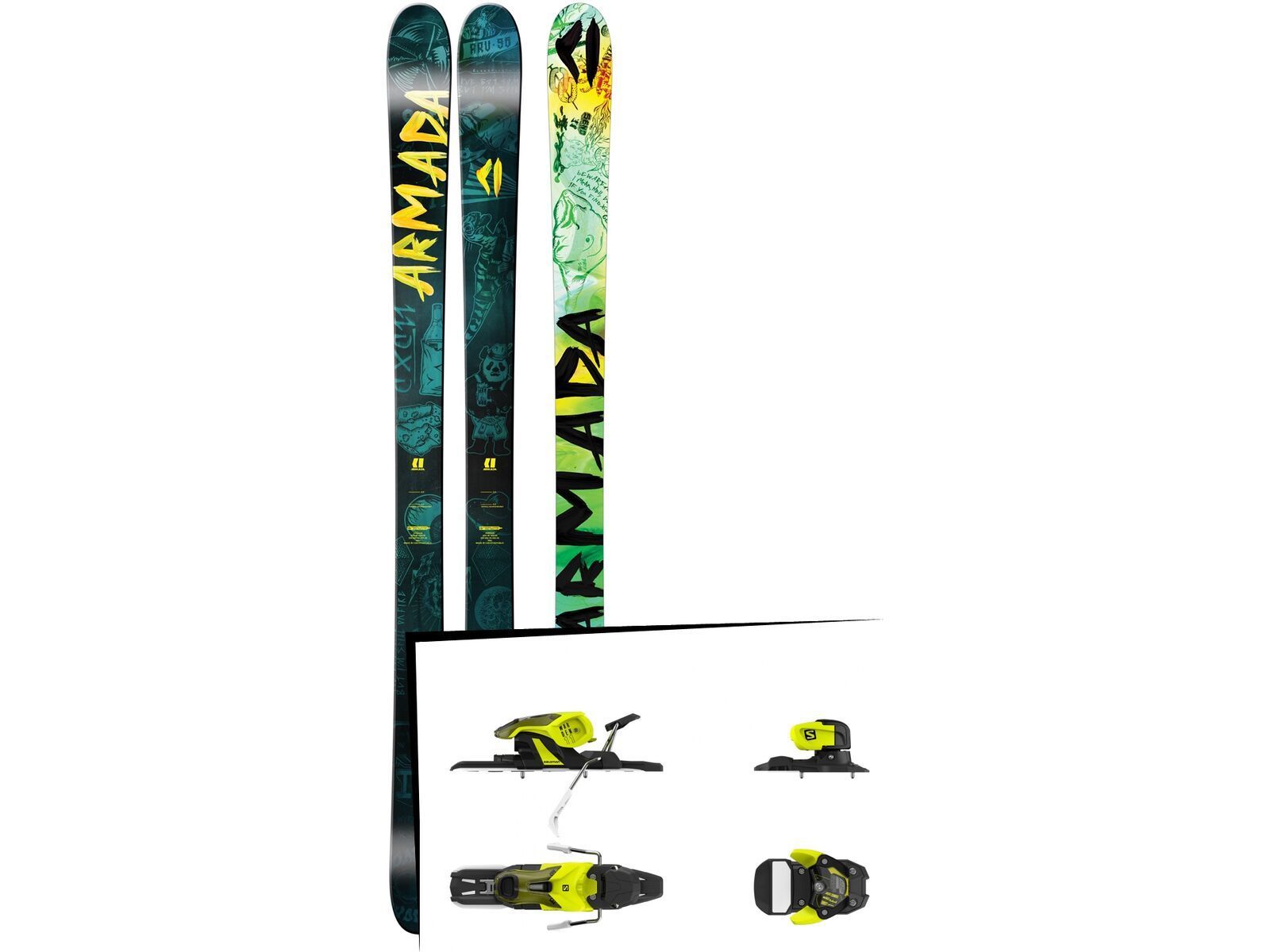 Set: Armada Arv 96 2017 + Salomon Warden 11 (1706224) | Bild 1