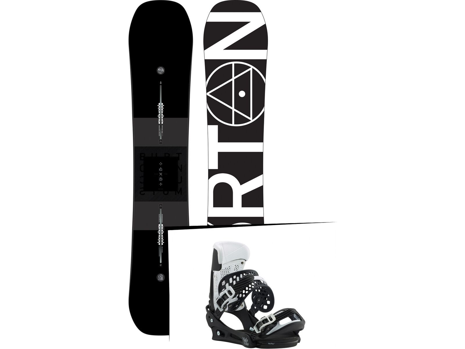 Set: Burton Custom X 2019 +  Malavita (1931028S) | Bild 1