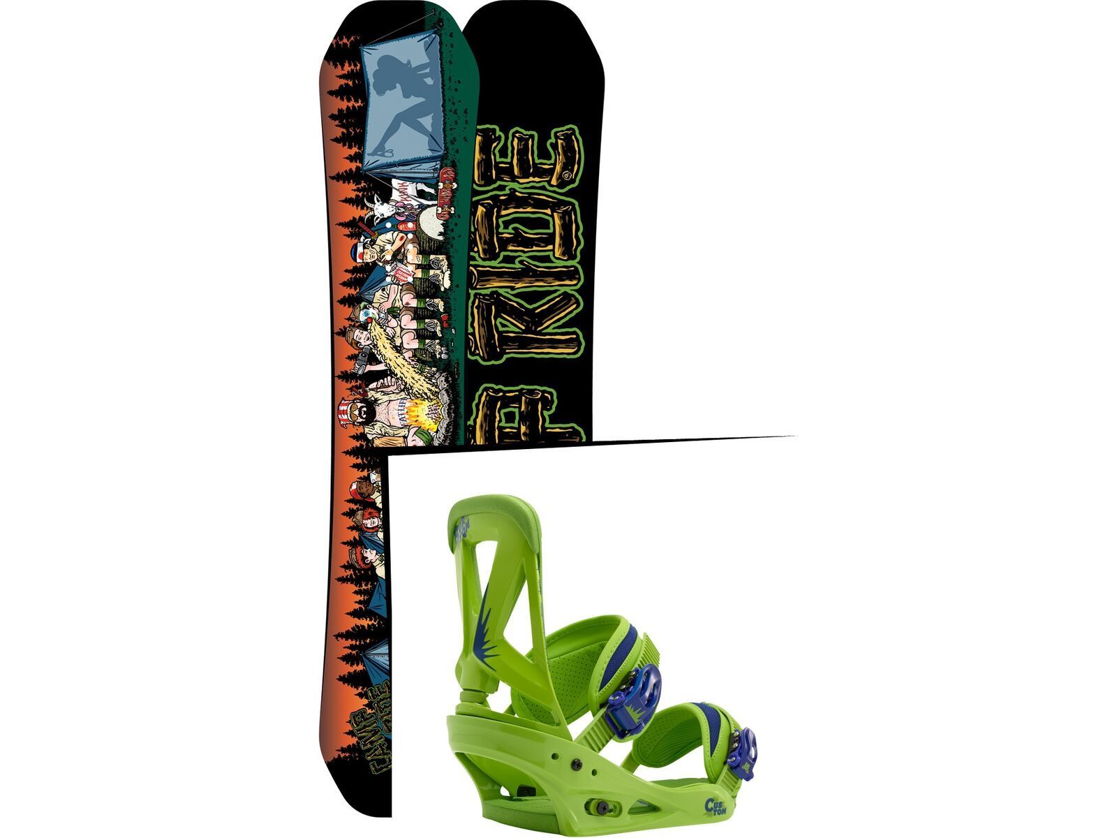Set: Ride Kink 2017 + Burton Custom (1464184S) | Bild 1
