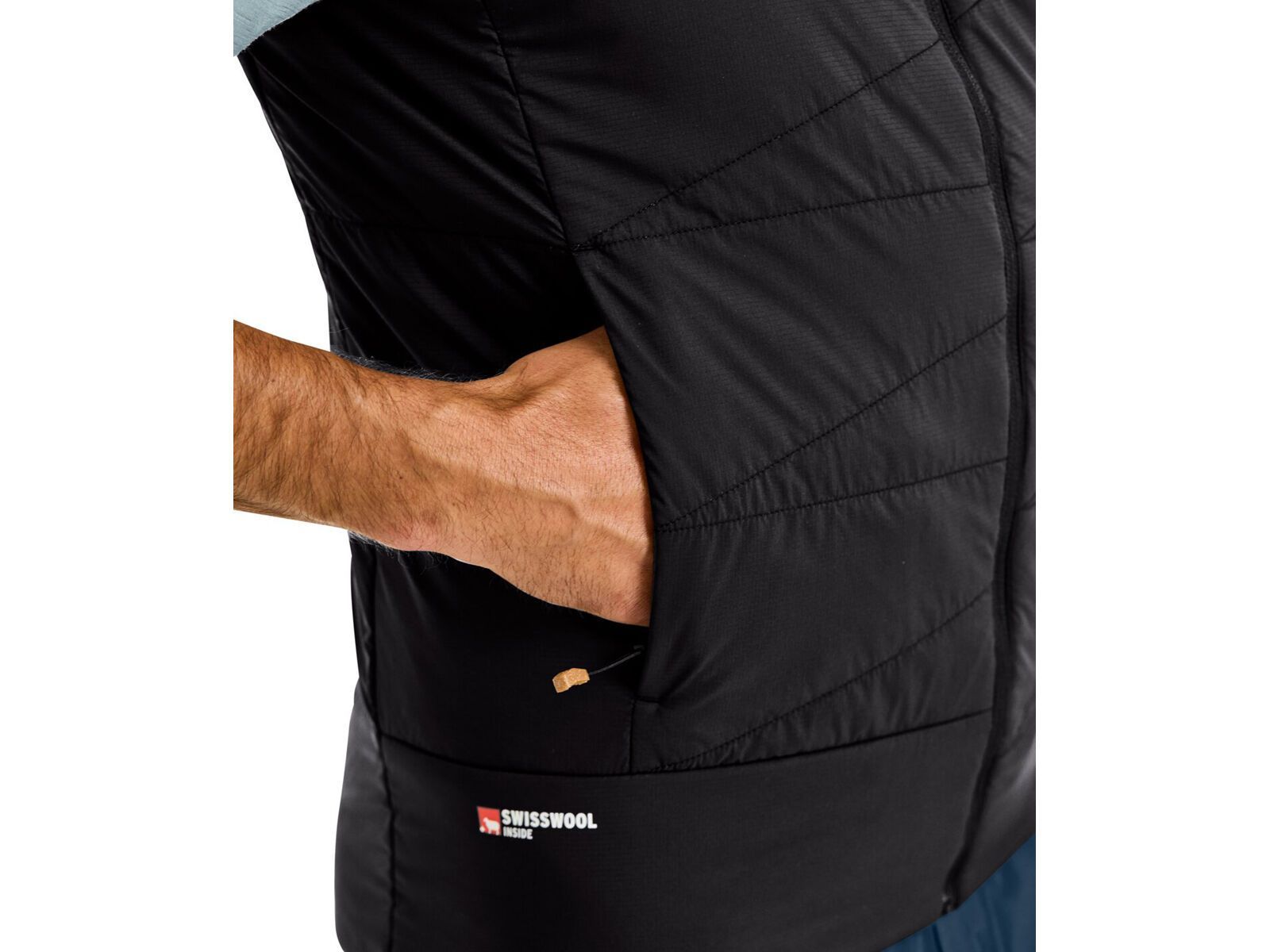 Ortovox Swisswool Piz Duan Vest M, dark wild herbs | Bild 4