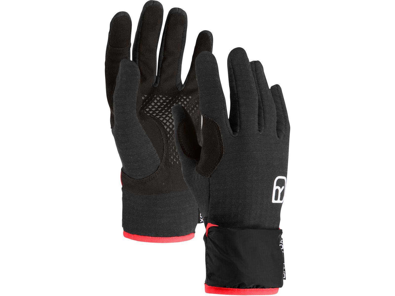 Ortovox Fleece Grid Cover Glove W, black raven | Bild 1