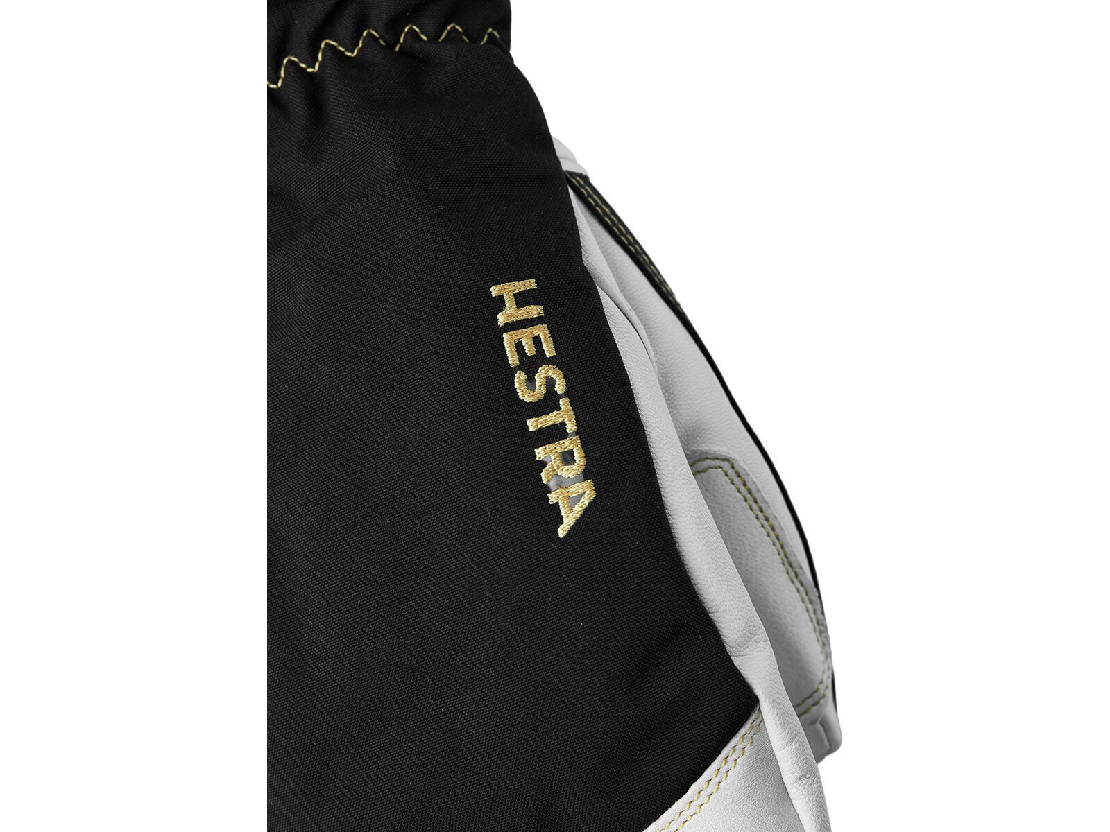 Hestra Army Leather Gore-Tex Mitt, black/natural grey | Bild 4
