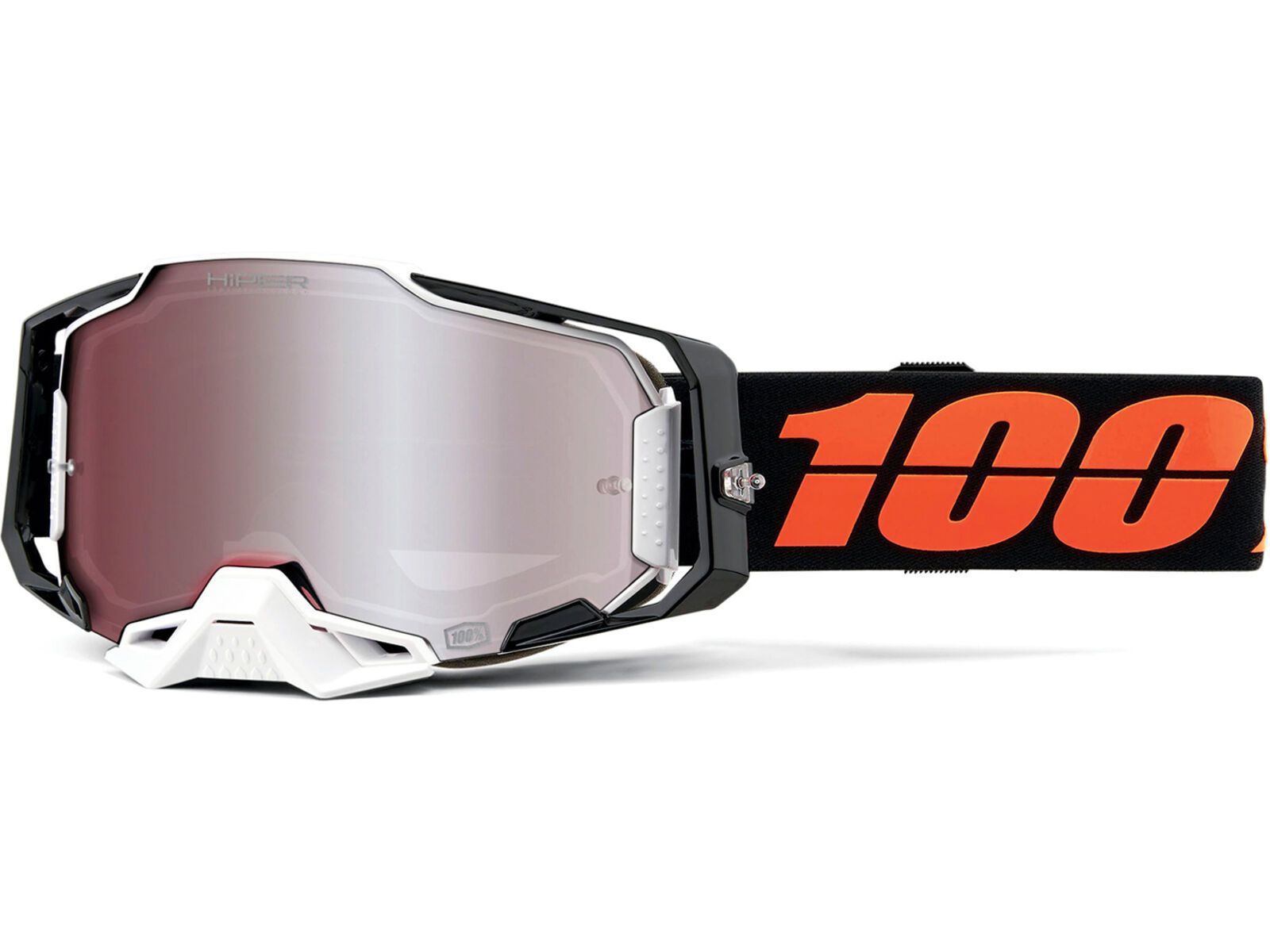 100% Armega Goggle - HiPER Mirror Silver, blacktail | Bild 1