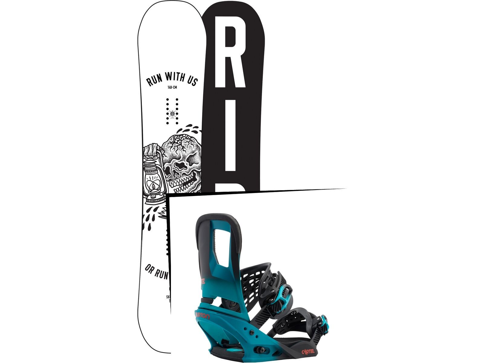 Set: Ride Burnout 2017 + Burton Cartel (1712703S) | Bild 1