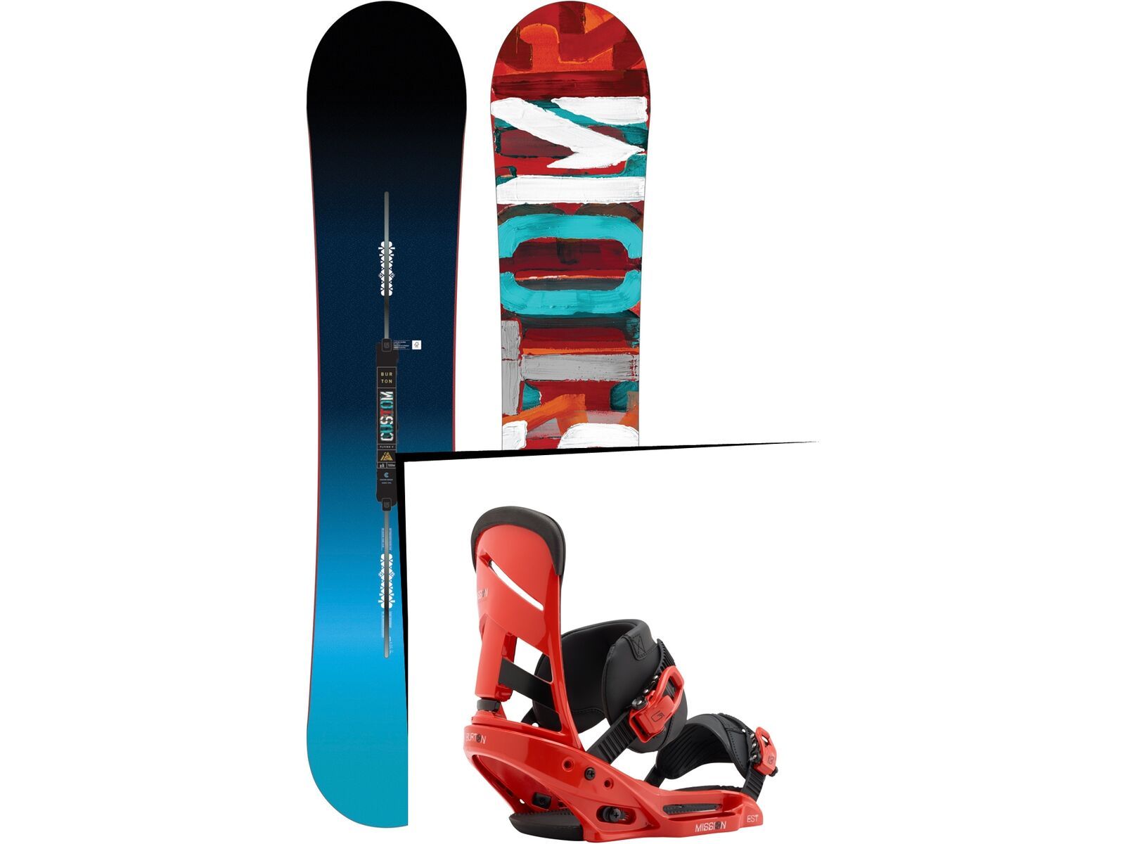 Set: Burton Custom Flying V 2017 + Mission EST (1712900S) | Bild 1