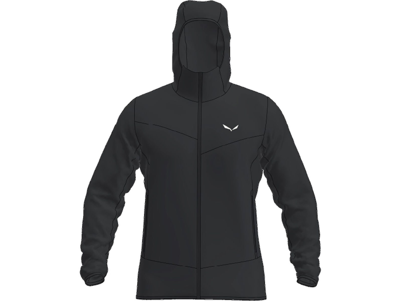 Salewa Puez Altavia Polarlite Kapuzenjacke Herren, black out | Bild 1