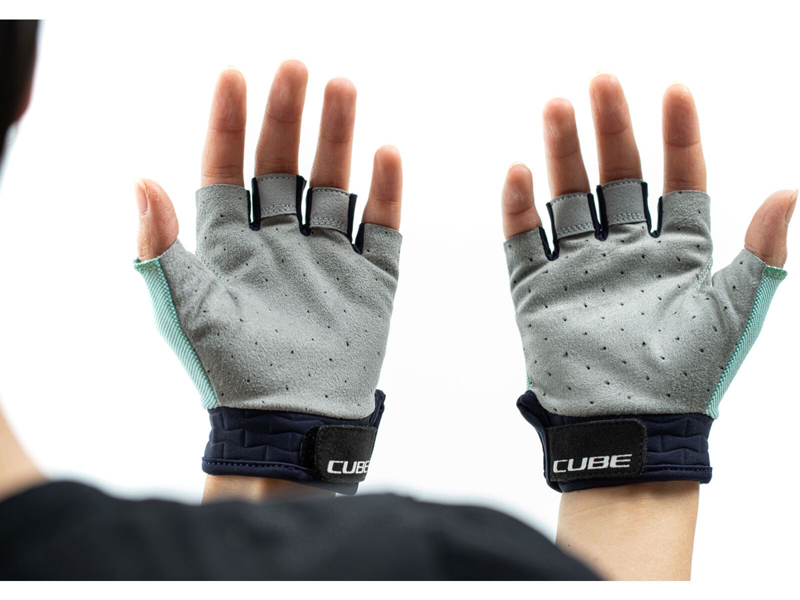 Cube Handschuhe Performance Junior Kurzfinger, blue´n´mint | Bild 6