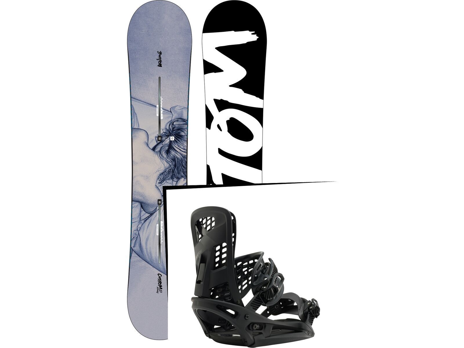 Burton Set: Custom Twin Flying V 2016 + Burton Genesis EST | Bild 1