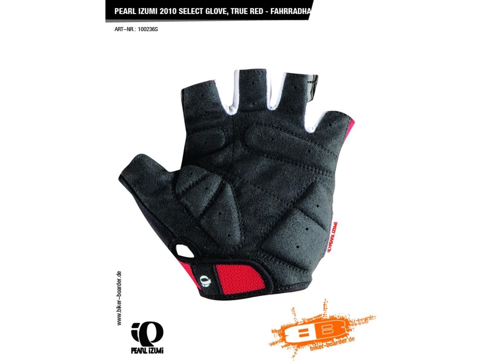 Pearl Izumi Select Glove, True Red | Bild 2