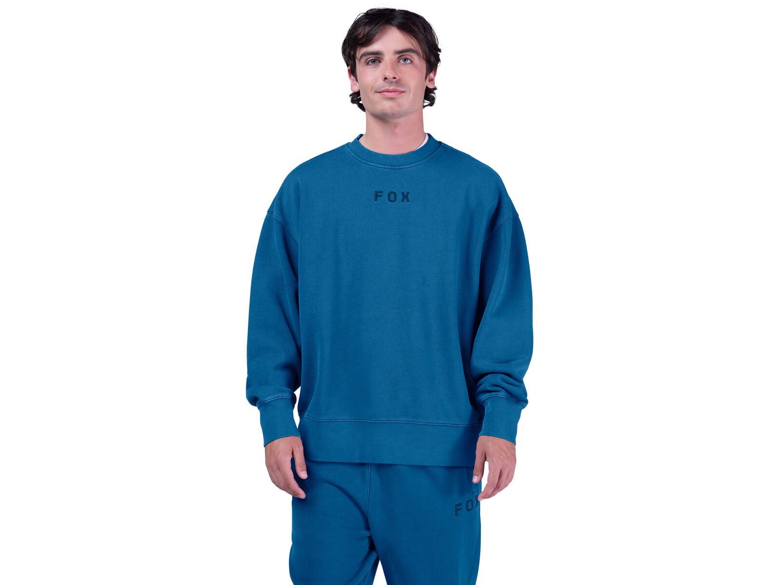 Fox Wordmark Oversized Fleece Crew, twilight | Bild 3