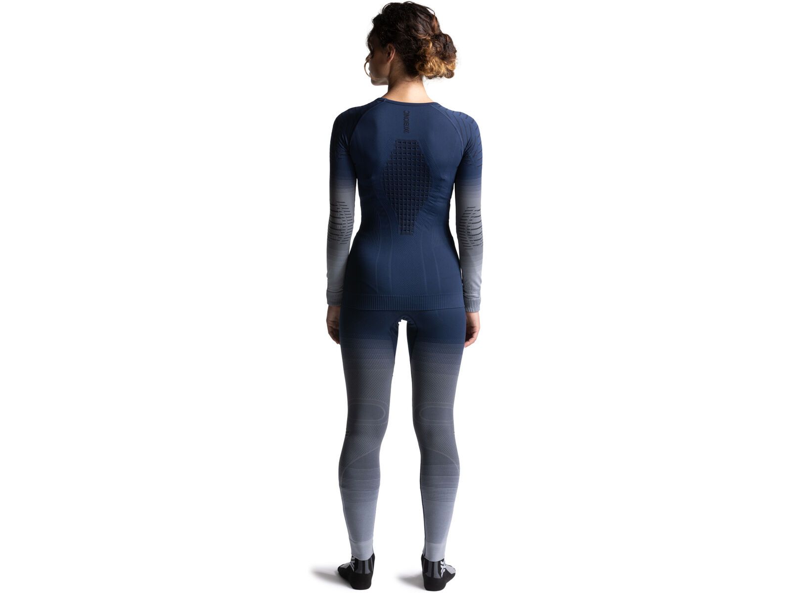 X-Bionic Invent Graphics Shirt LS Wmn, marine/grey/light grey | Bild 5