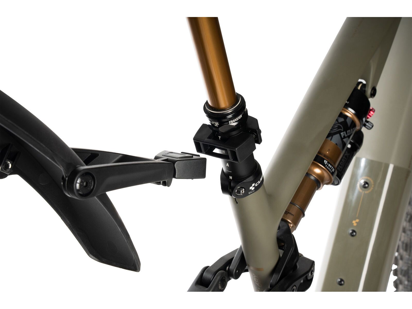 Cube Acid Steckschutzblech Vane Pro 27.5-29 Zoll Click hinten, black´n´black | Bild 3