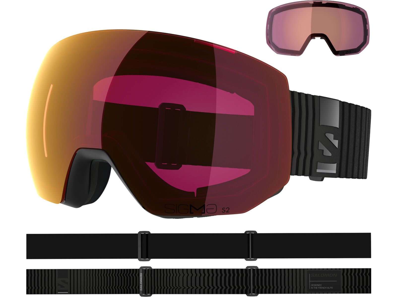 Salomon Radium Pro + WS, Sigma Poppy Red / black | Bild 5