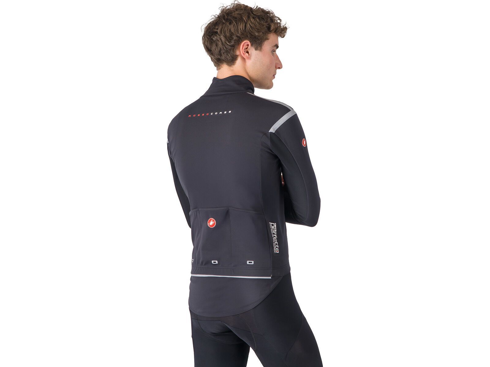 Castelli Perfetto RoS 3 Jacket, light black/silver reflex | Bild 2