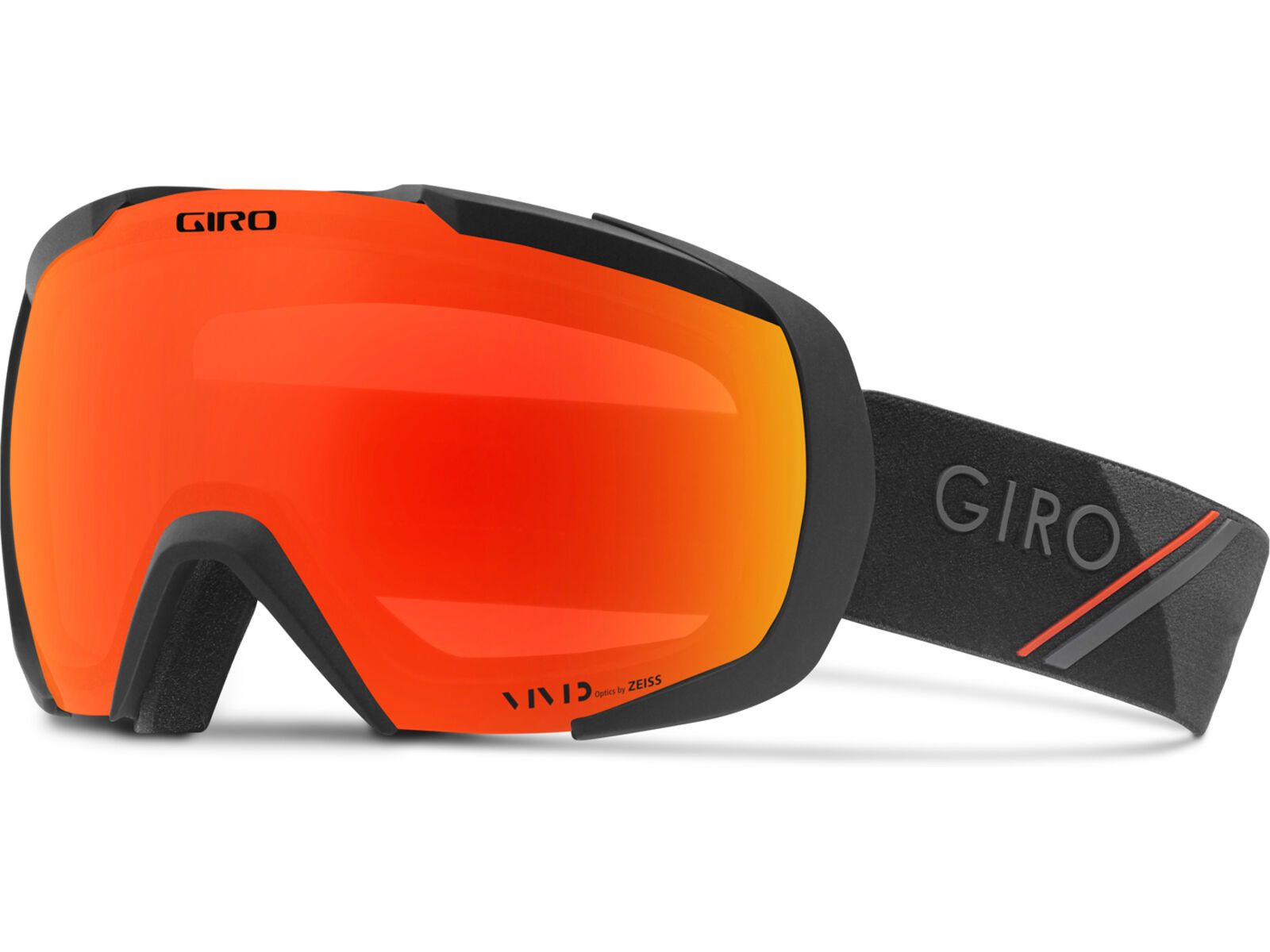 Giro Onset, black/red sporttech /Lens: vivid ember | Bild 1