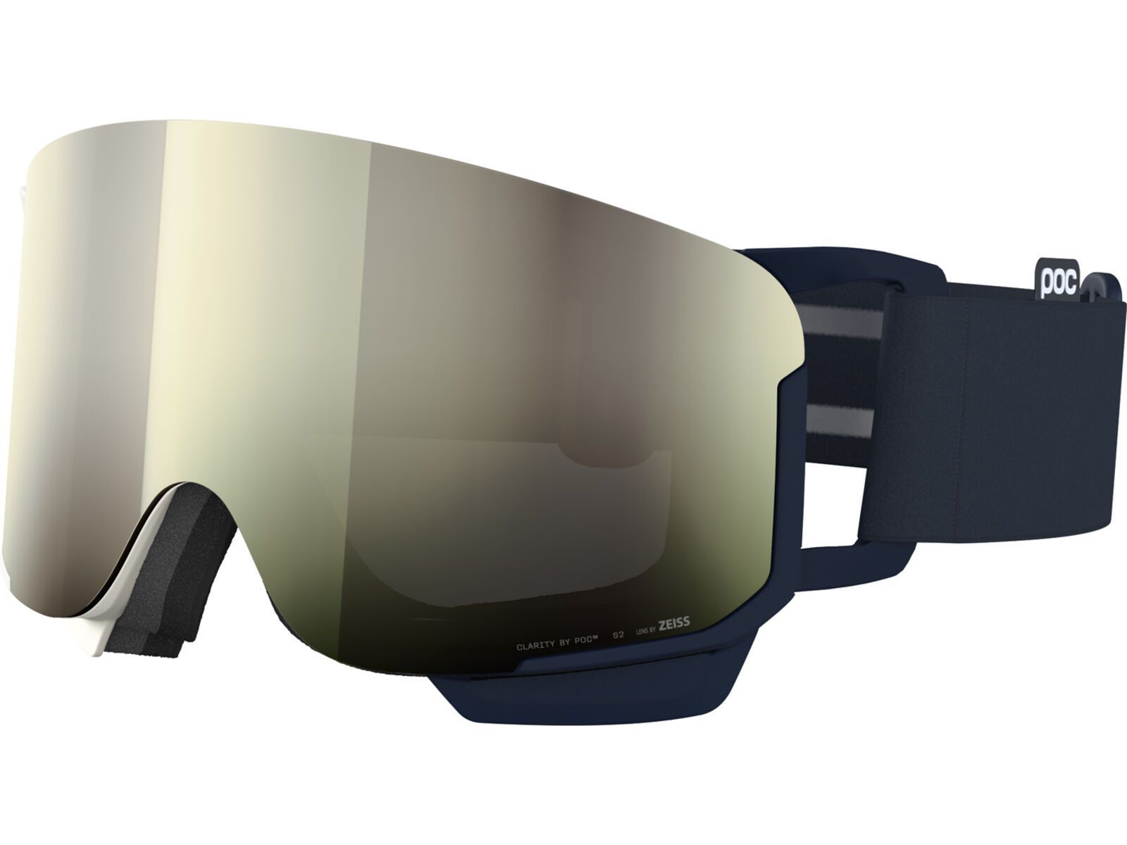 POC Nexal Mid, Clarity Uni. Partly Sunny Ivory / bleu/blanc | Bild 1