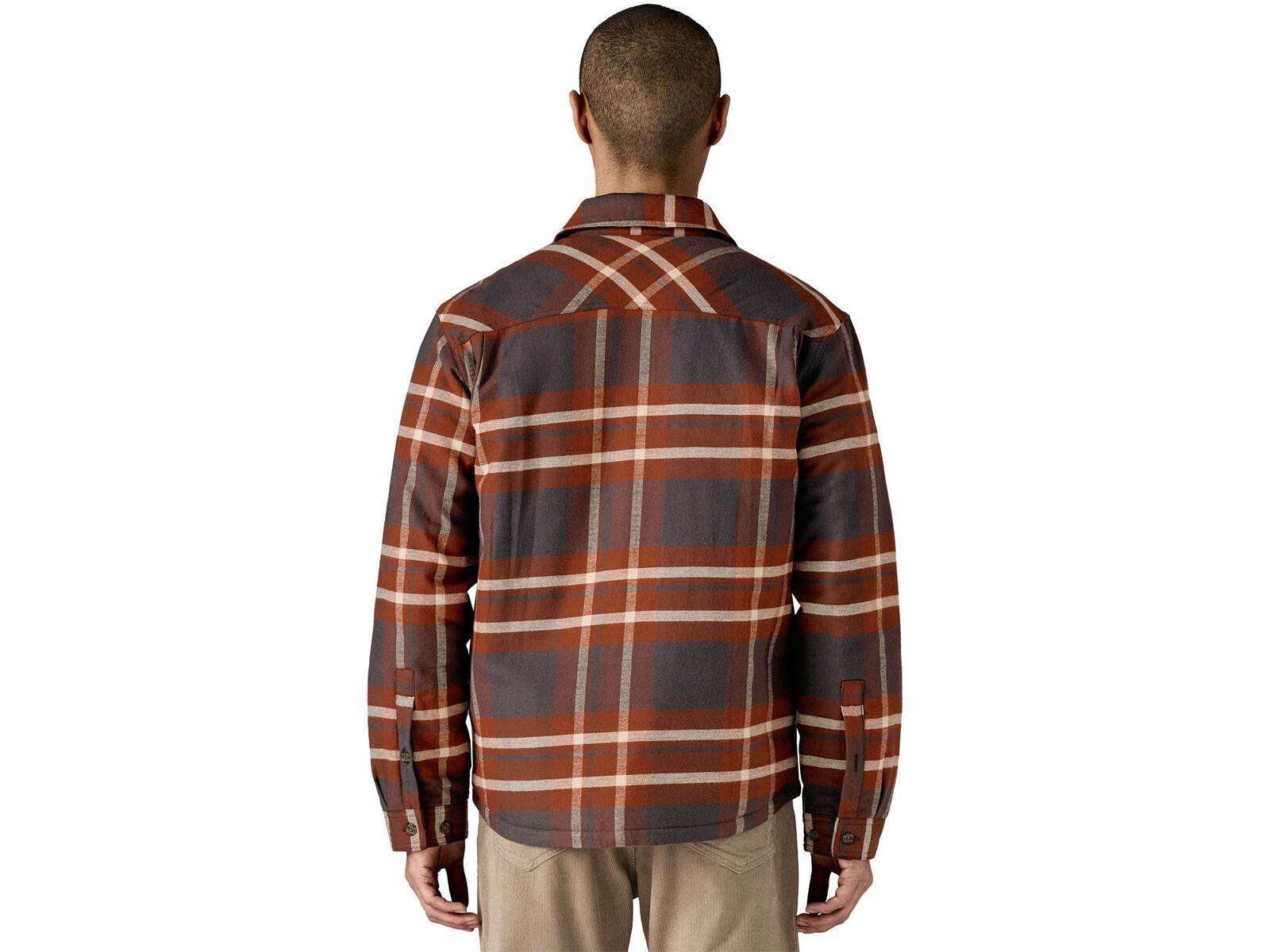 Patagonia Men's Lightweight Insulated Fjord Flannel Shirt Ashore, ink black | Bild 4