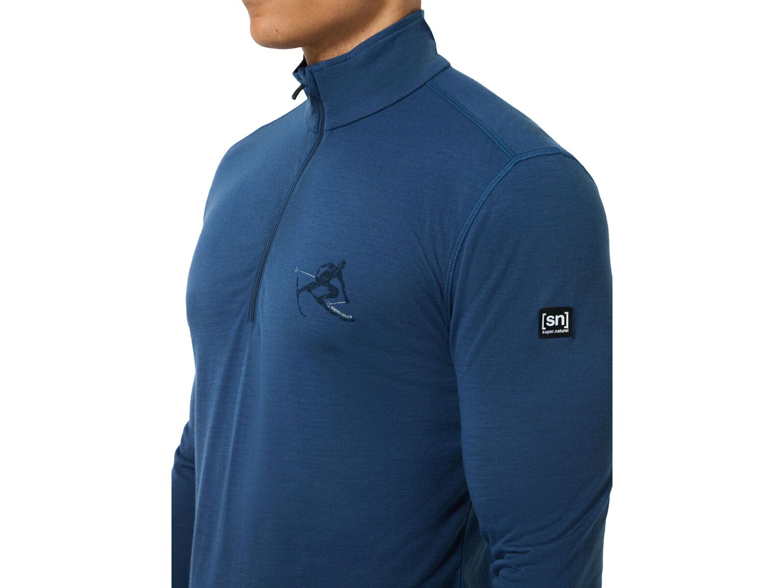 super.natural M Tundra175 Toni Zip 1/4, ocean blue/blueberry/feather grey | Bild 6