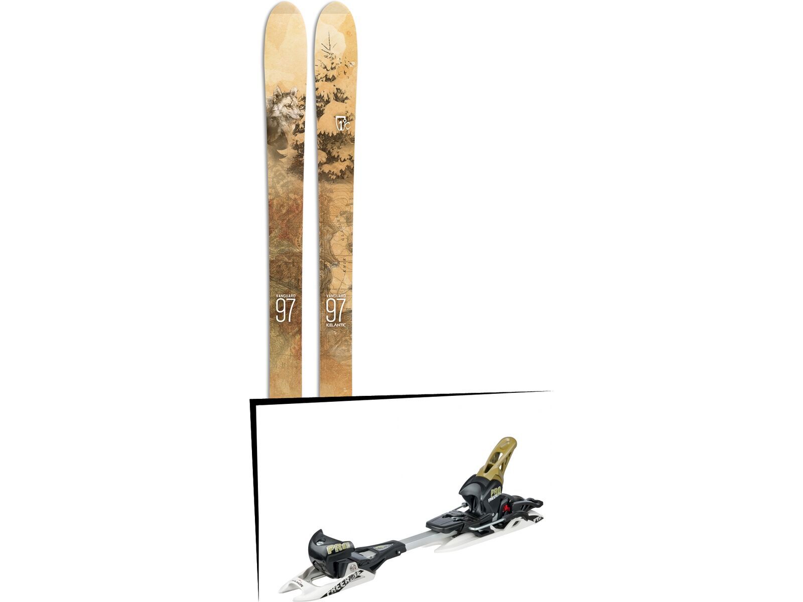 Set: Icelantic Vanguard 97 2017 + Fritschi Diamir Freeride Pro (1963301) | Bild 1