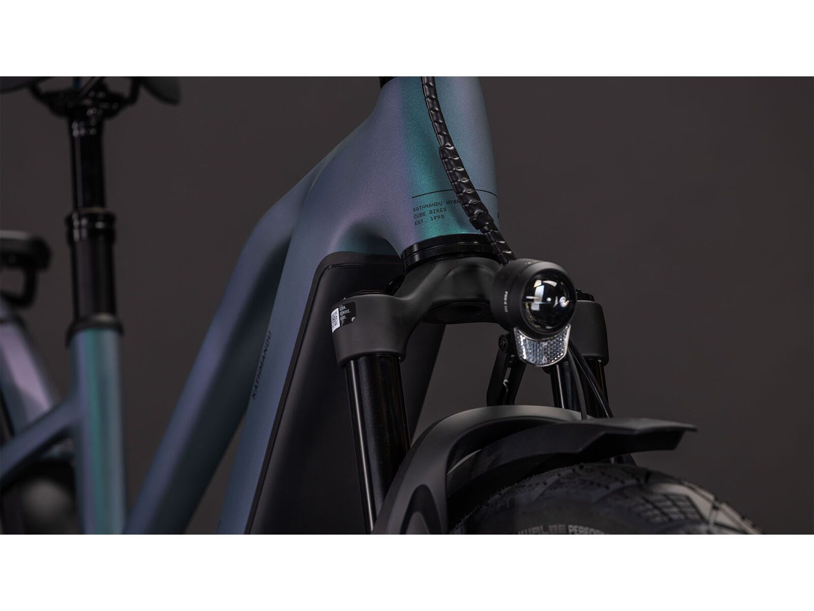 Cube Kathmandu Hybrid EXC 800 Trapeze, smaragdgrey´n´prism | Bild 7