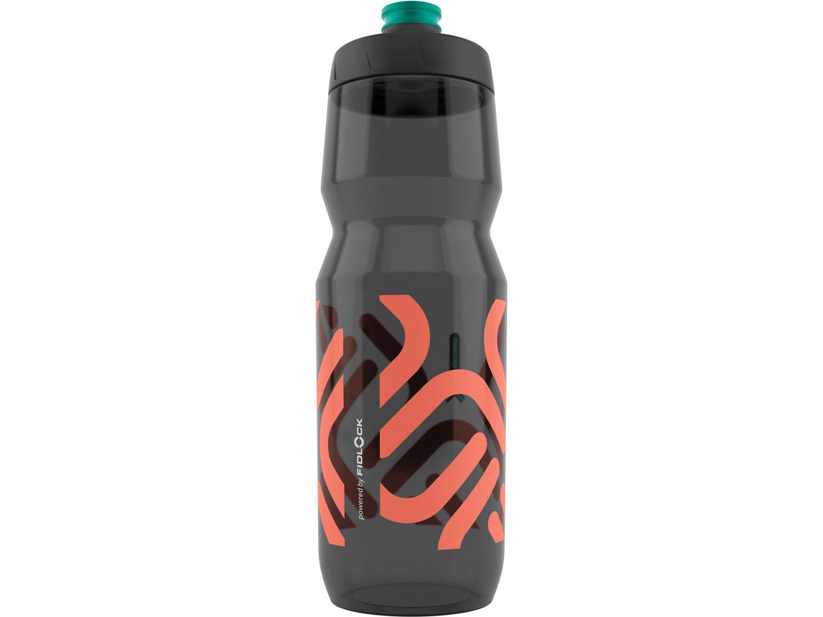 Fidlock Fidguard Bottle 750 Antibacterial, transparent black/coral red | Bild 2