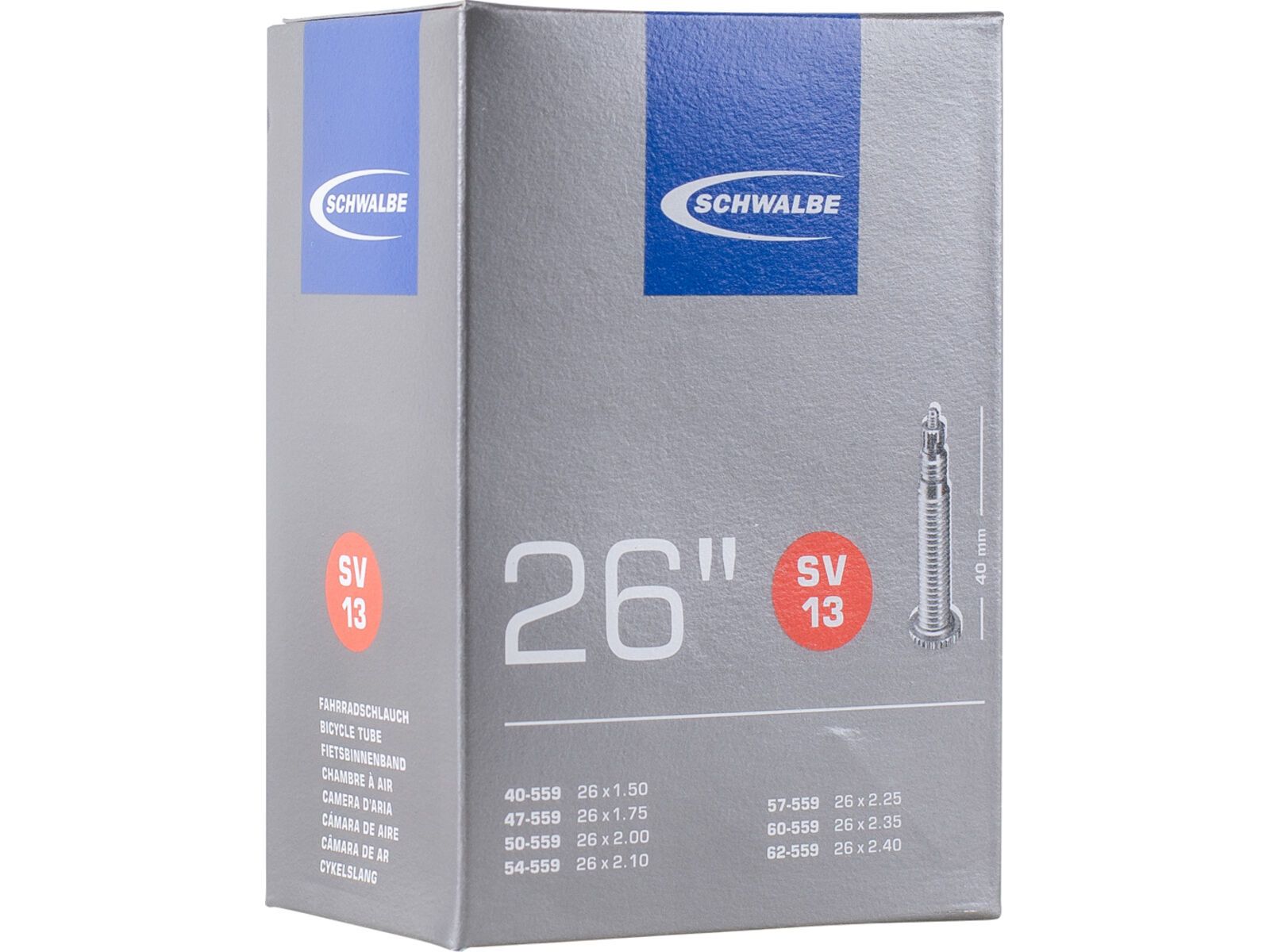 Schwalbe Schlauch SV 13 - 26 x 1.50-2.40 / 40 mm | Bild 1