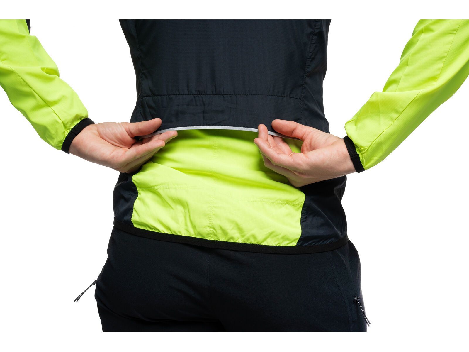 Cube WS Windjacke CMPT, black´n´yellow | Bild 4