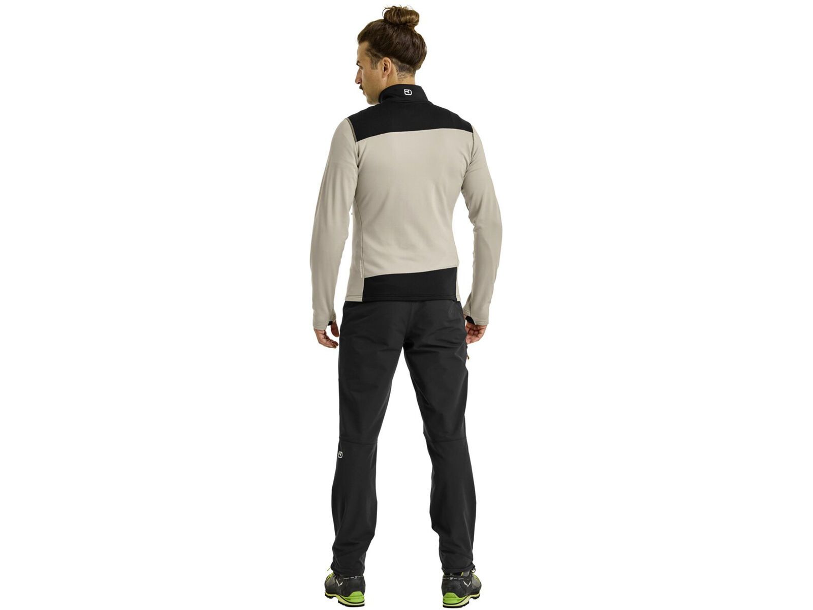 Ortovox Merino Fleece Light Jacket M, grey sand | Bild 3