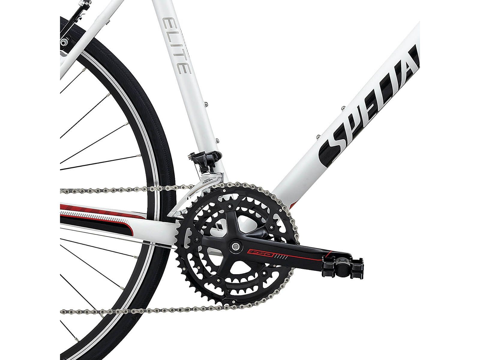 Specialized Sirrus Elite, White/Black/Red | Bild 3