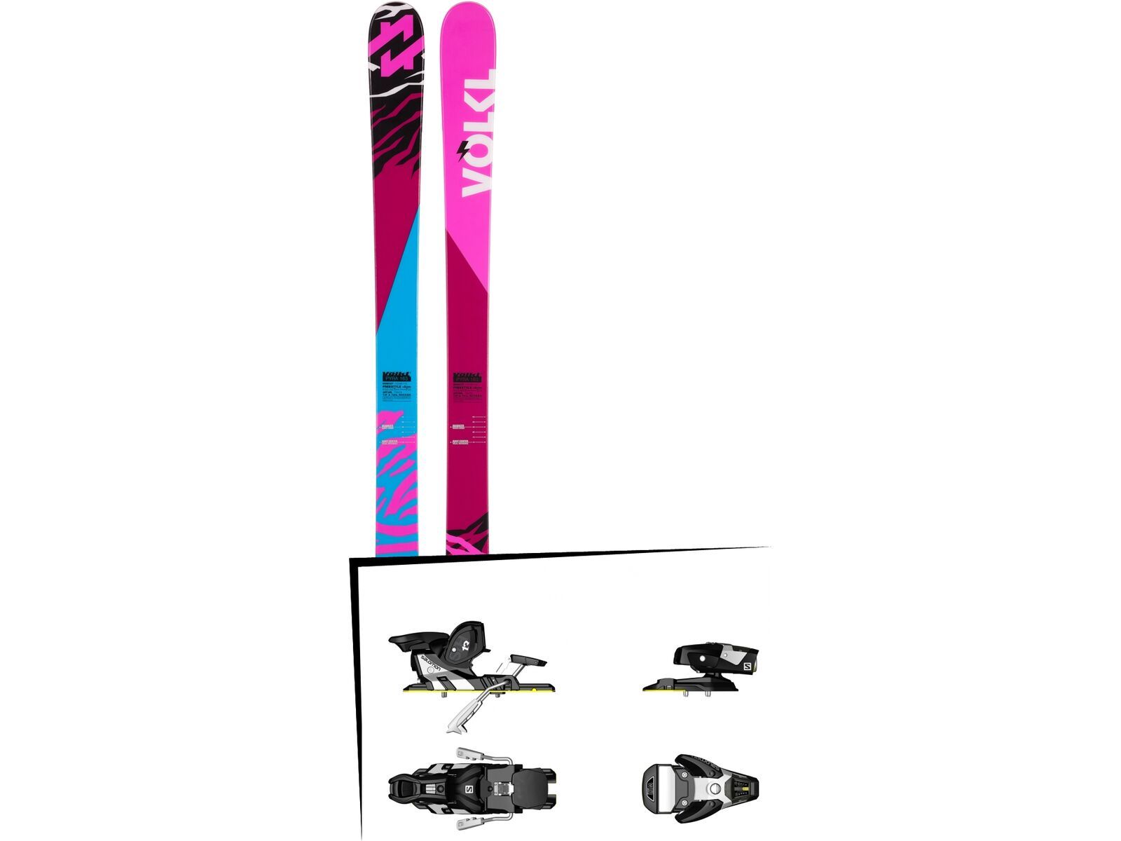 Set: Völkl Pyra 2017 + Salomon STH2 WTR 13 90 mm, black/white - Skiset | Bild 1