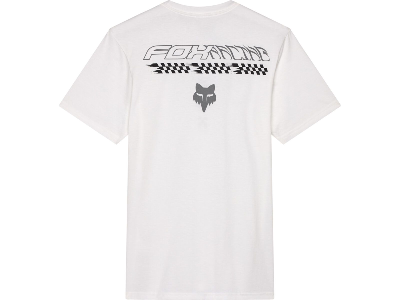 Fox Checkered SS Prem Tee, optic white | Bild 2