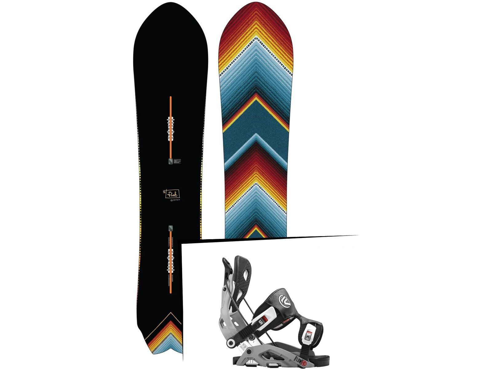 Set: Burton Fish Medium 2015 + Flow Fuse (1513142S) | Bild 1