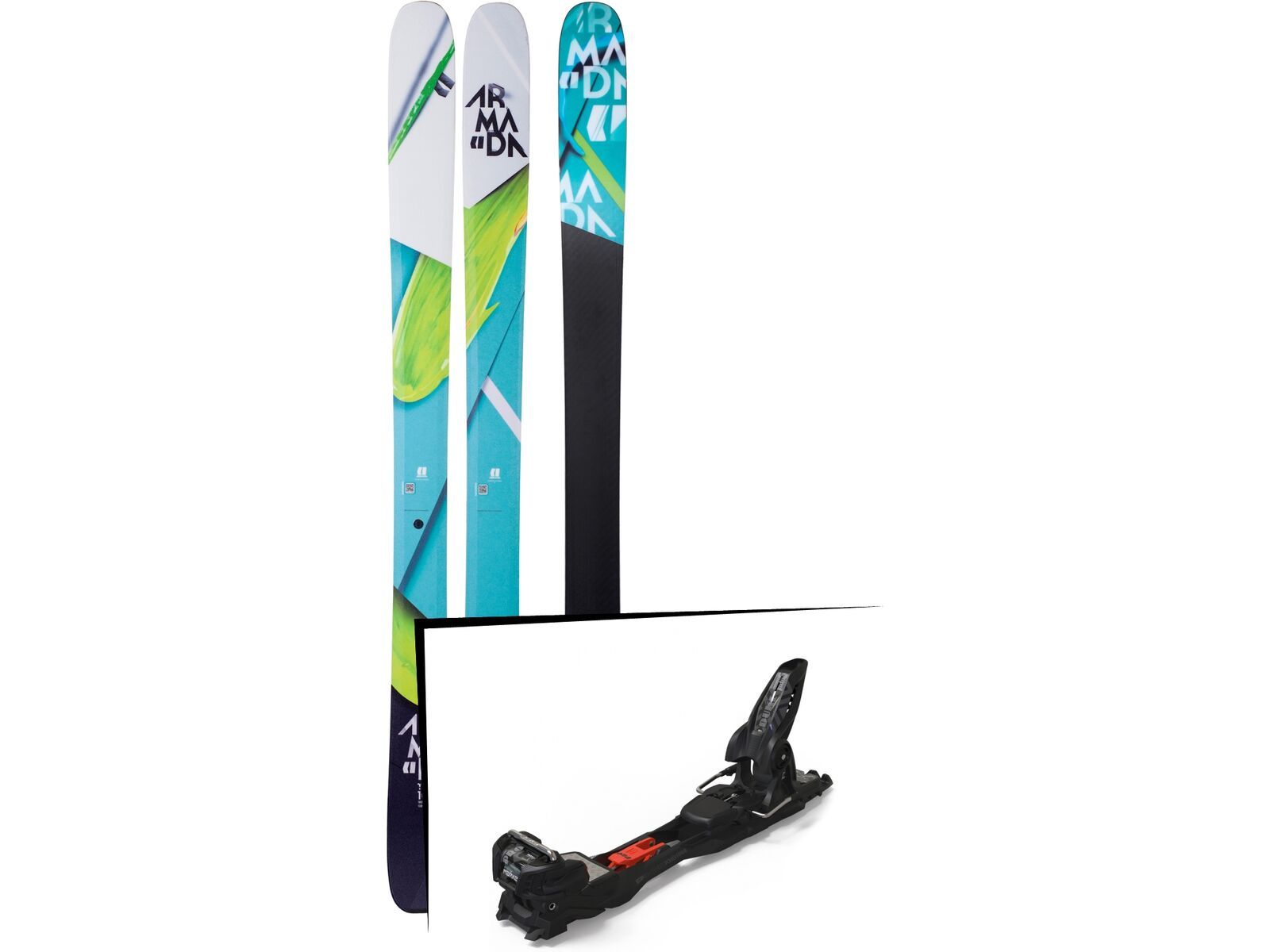 Set: Armada Trace 108 2018 + Marker Duke Pro EPF 18 black | Bild 1