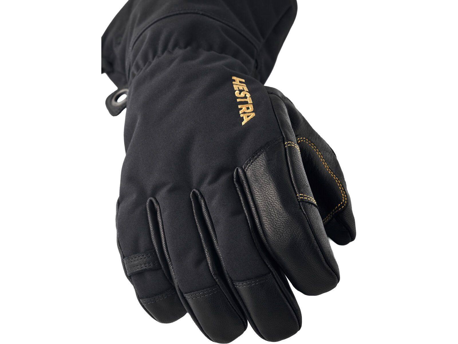 Hestra Army Leather Gore-Tex 5 Finger, black/black | Bild 3