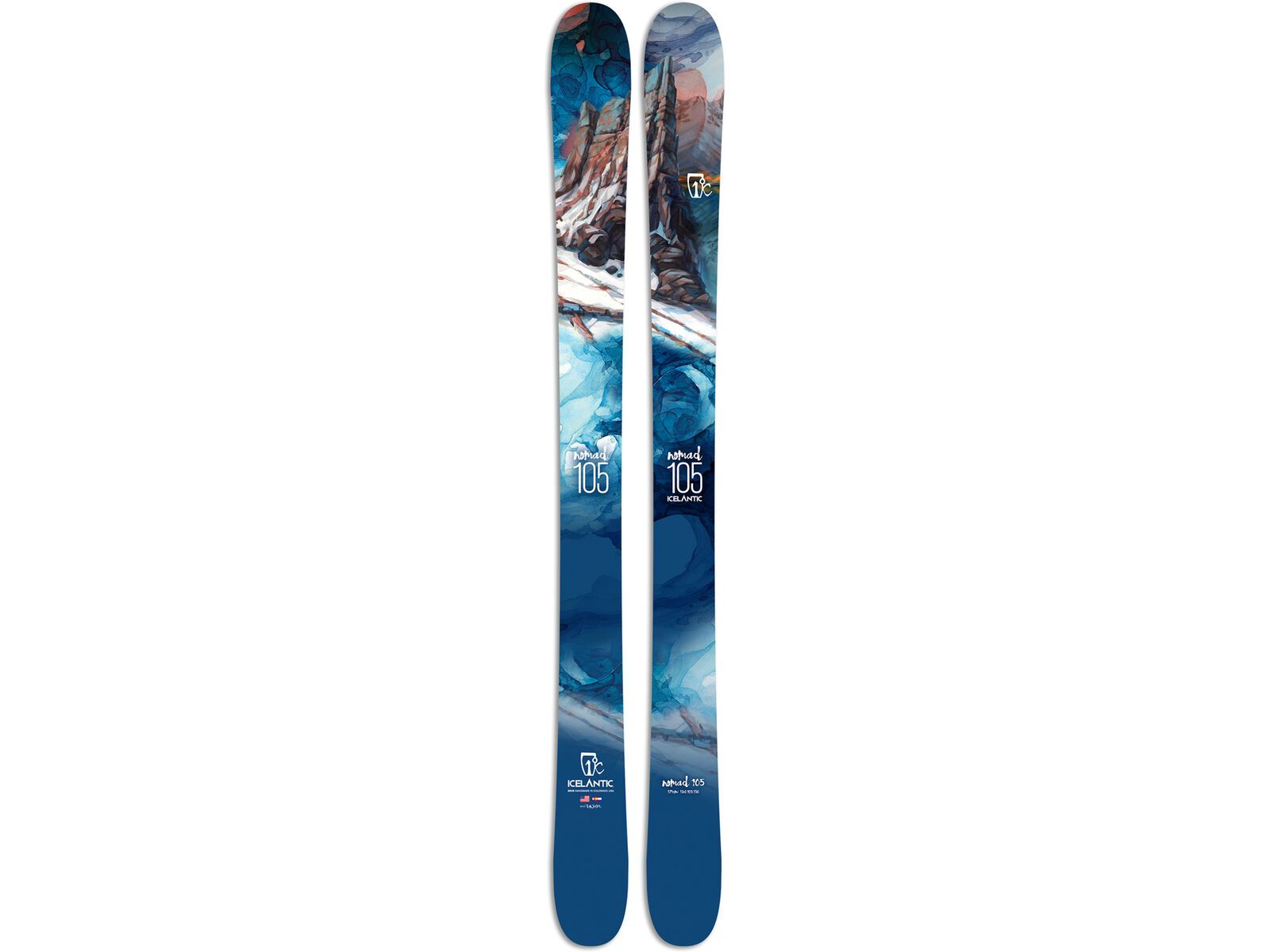 Set: Icelantic Nomad 105 2017 + Rottefella NTN Freeride (2265603) | Bild 2