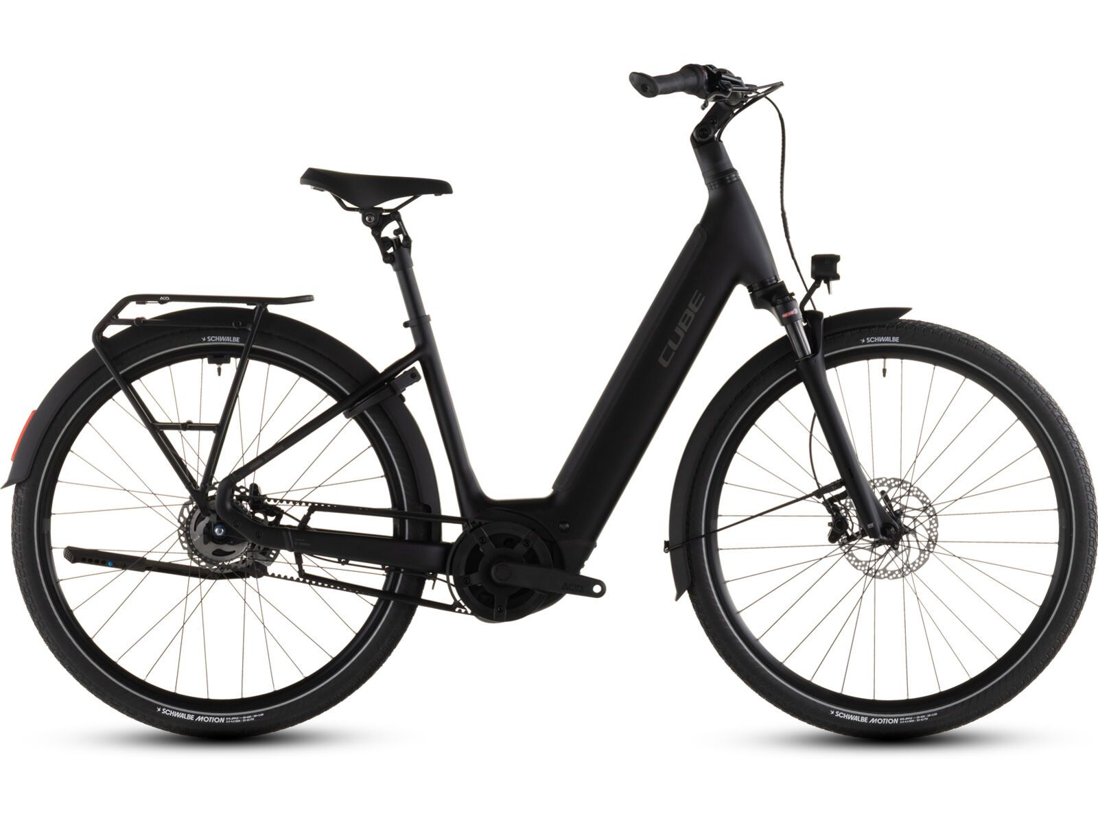 Cube Supreme Hybrid Deluxe EX 600 RT Easy Entry 28, black´n´chrome | Bild 1