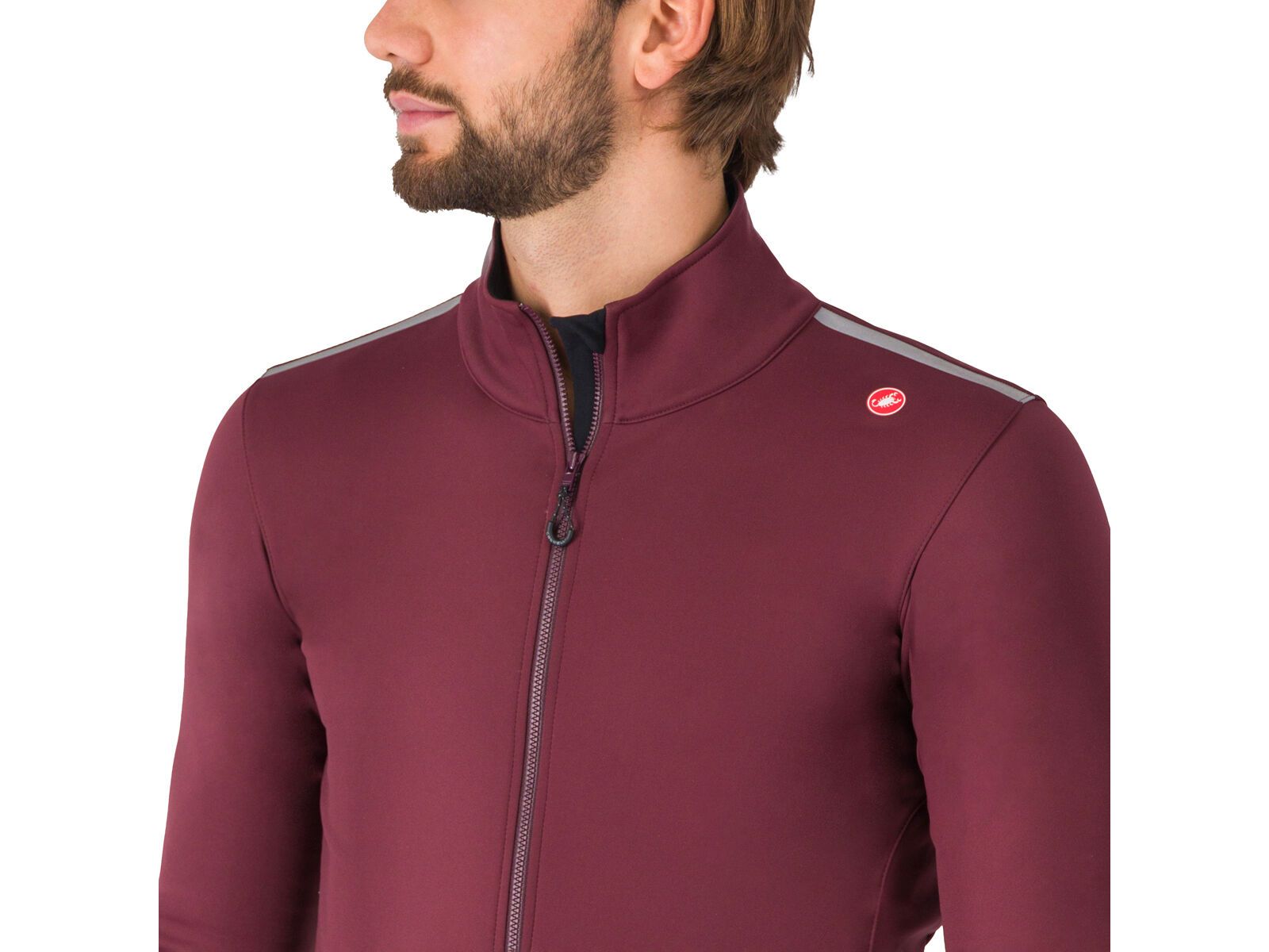 Castelli Espresso Air Jacket, deep bordeaux | Bild 3