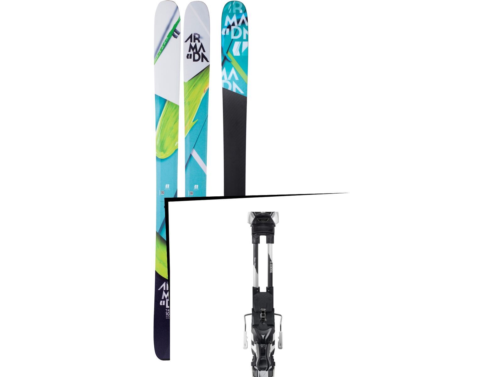 Set: Armada Trace 108 2018 + Atomic Tracker 13 MNC black/silver | Bild 1