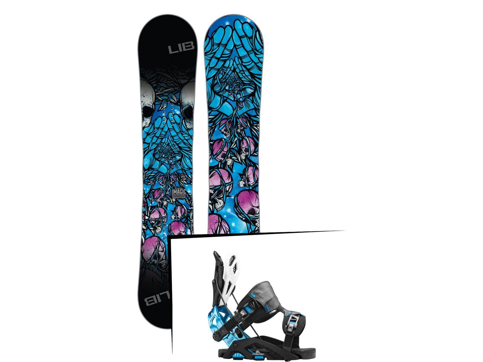 Set: Lib Tech Banana Magic 2017 + Flow Fuse-GT (1513133S) | Bild 1