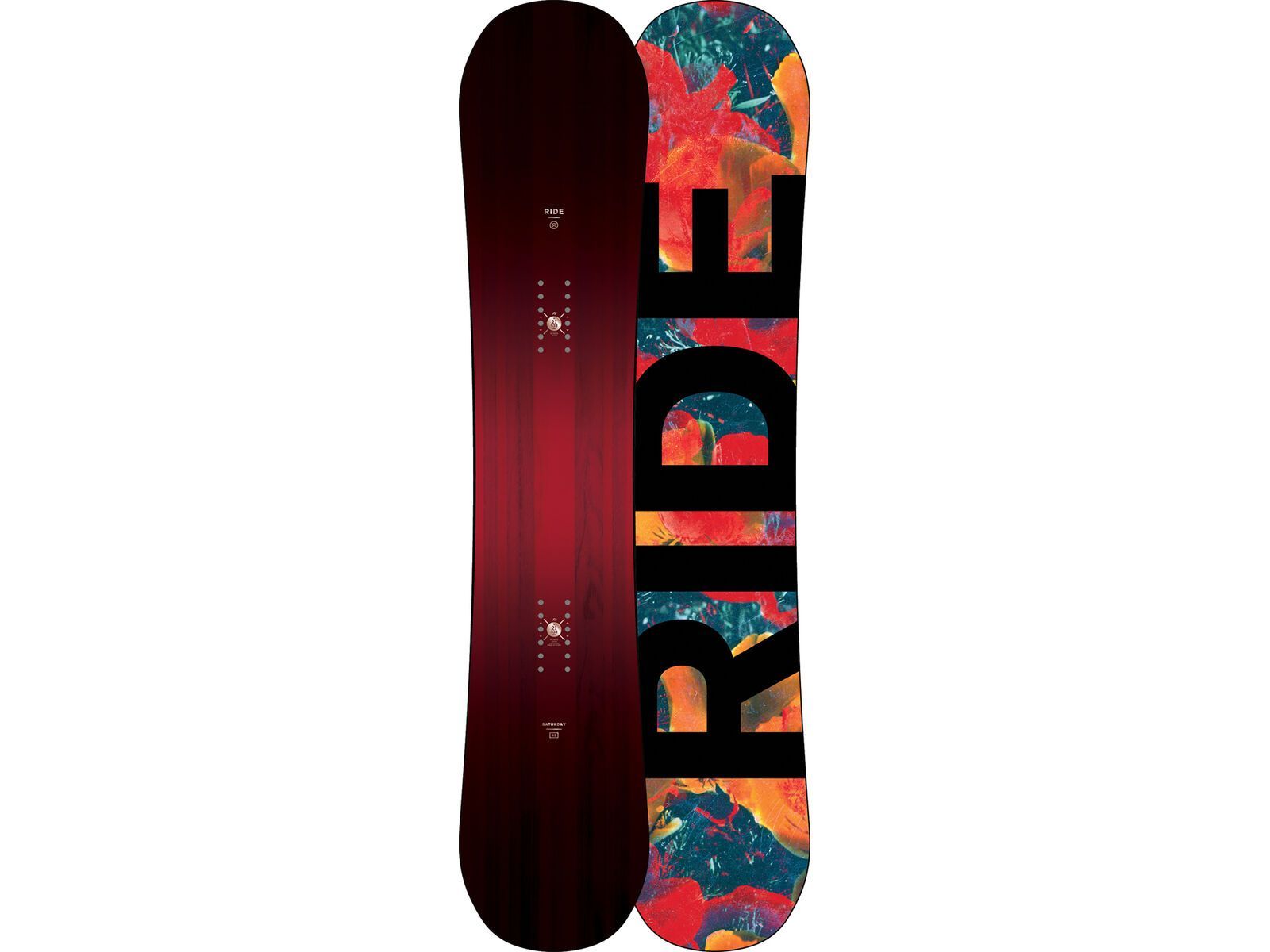 Set: Ride Saturday 2017 + Burton Lexa 2017, black gold - Snowboardset | Bild 2