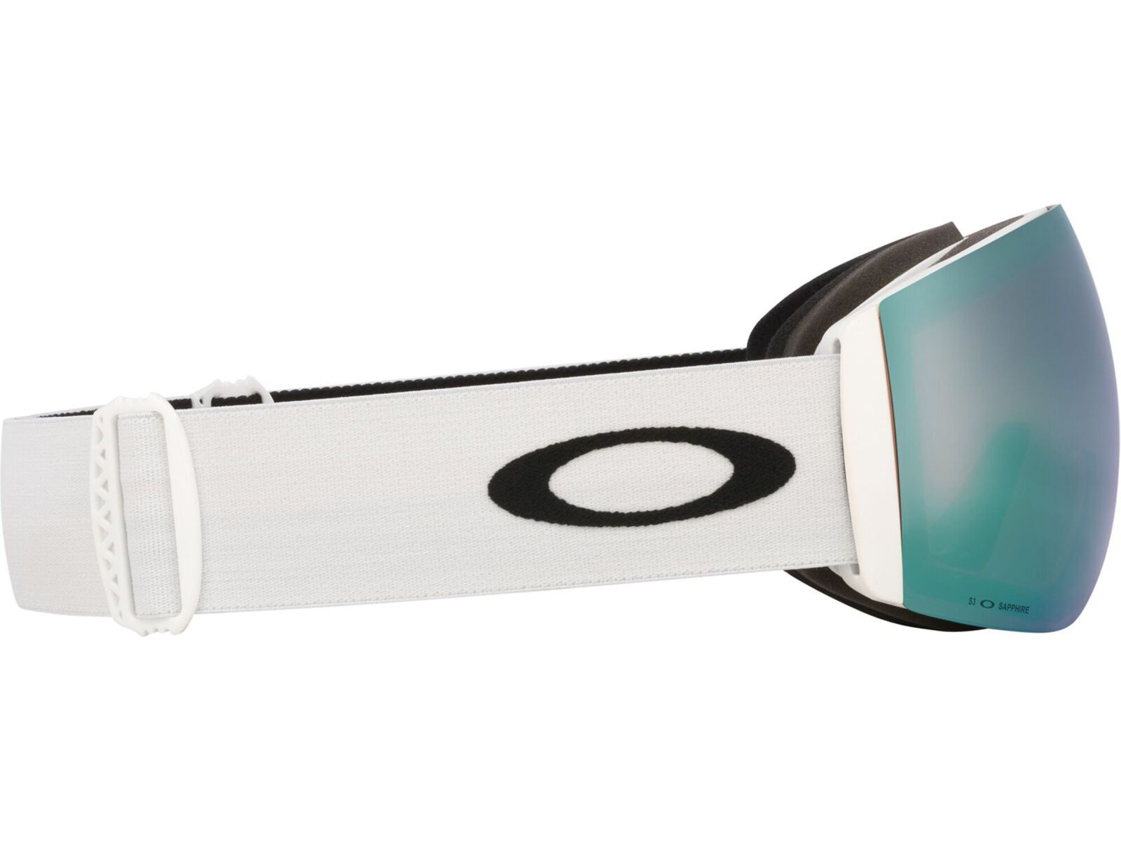 Oakley Flight Deck Pro L, Prizm Snow Sapphire Iridium & Iced / matte white | Bild 11