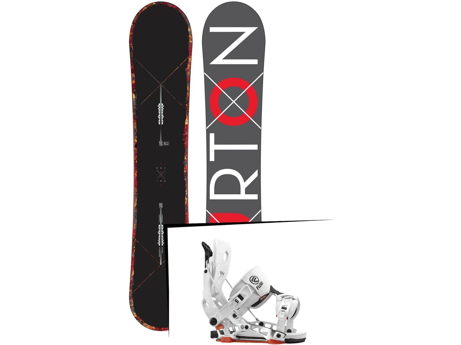 Set: Burton Custom X 2015 + Flow NX2 (1513121S) | Bild 1