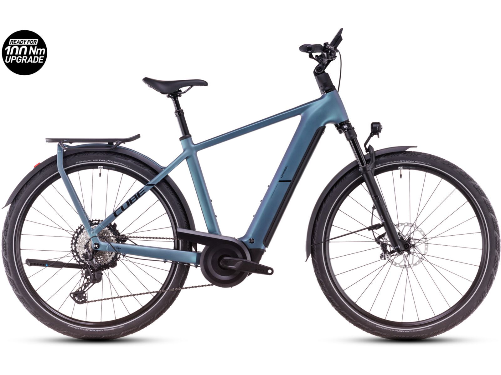 Cube Kathmandu Hybrid SLX 800, smaragdgrey´n´black | Bild 1