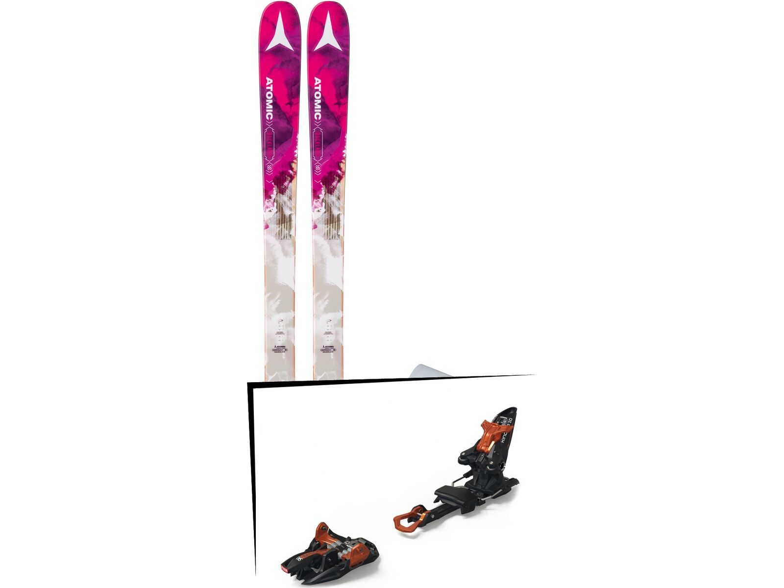 Set: Atomic Backland 85 W + Skin 2017 + Marker Kingpin 10 (2319333) | Bild 1
