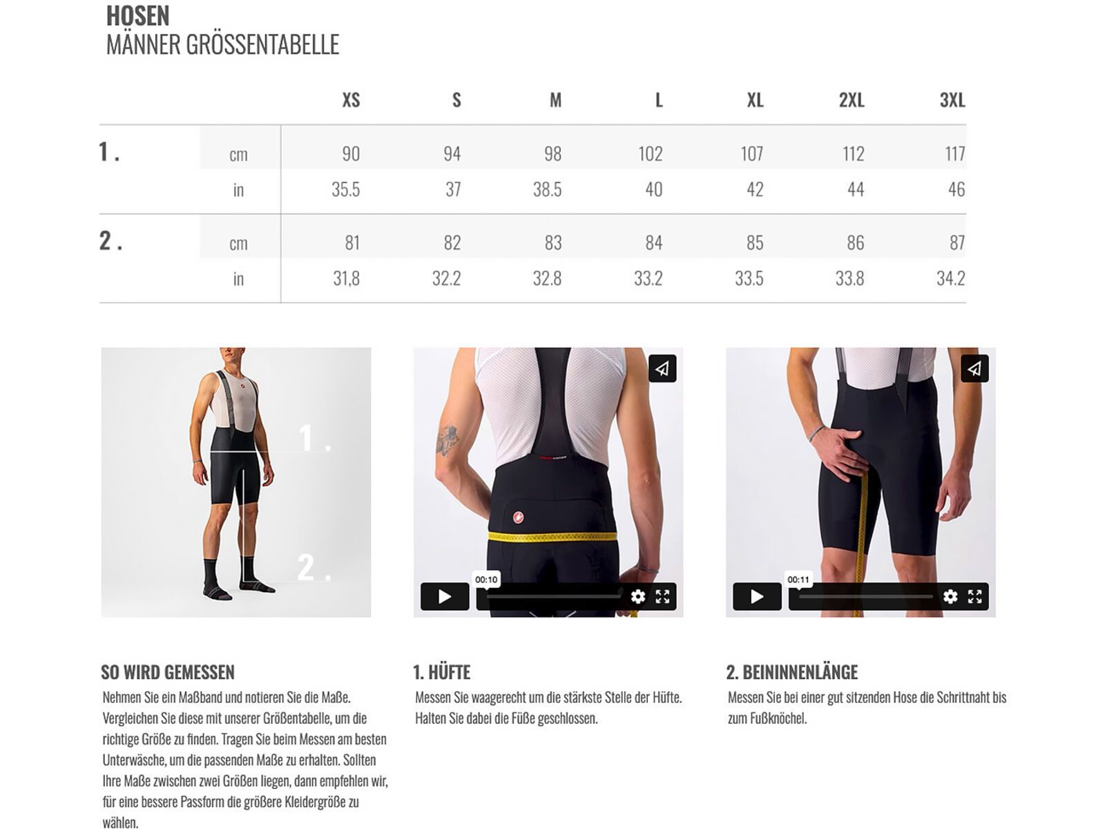Castelli Sorpasso RoS Bibtight, black red | Bild 11