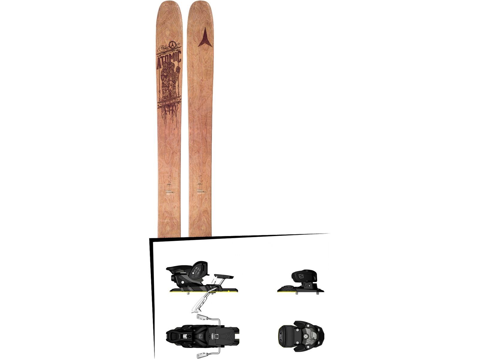 Atomic Set: Bent Chetler 2016 + Salomon Warden MNC 13 | Bild 1