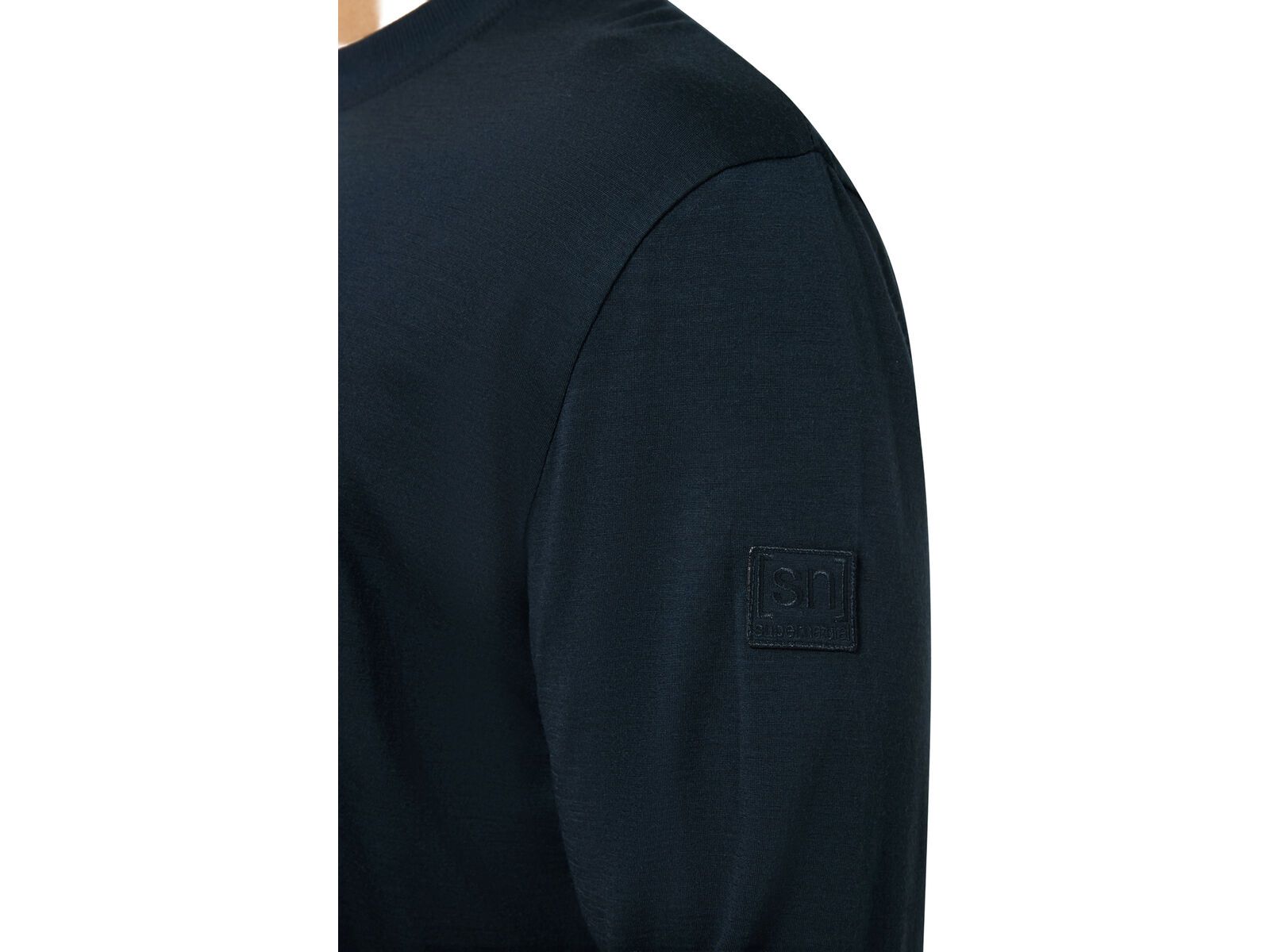 super.natural M Casual Rib Bio J LS, blueberry | Bild 7